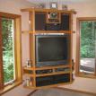 custom wood entertainment center, Kewadin
